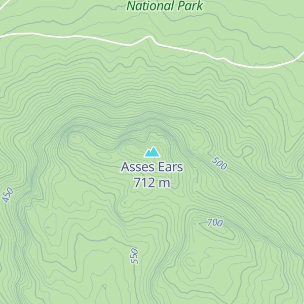 Map of Asses Ears