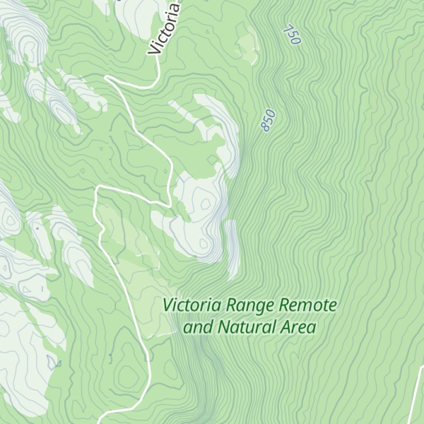 Map of Victoria Range