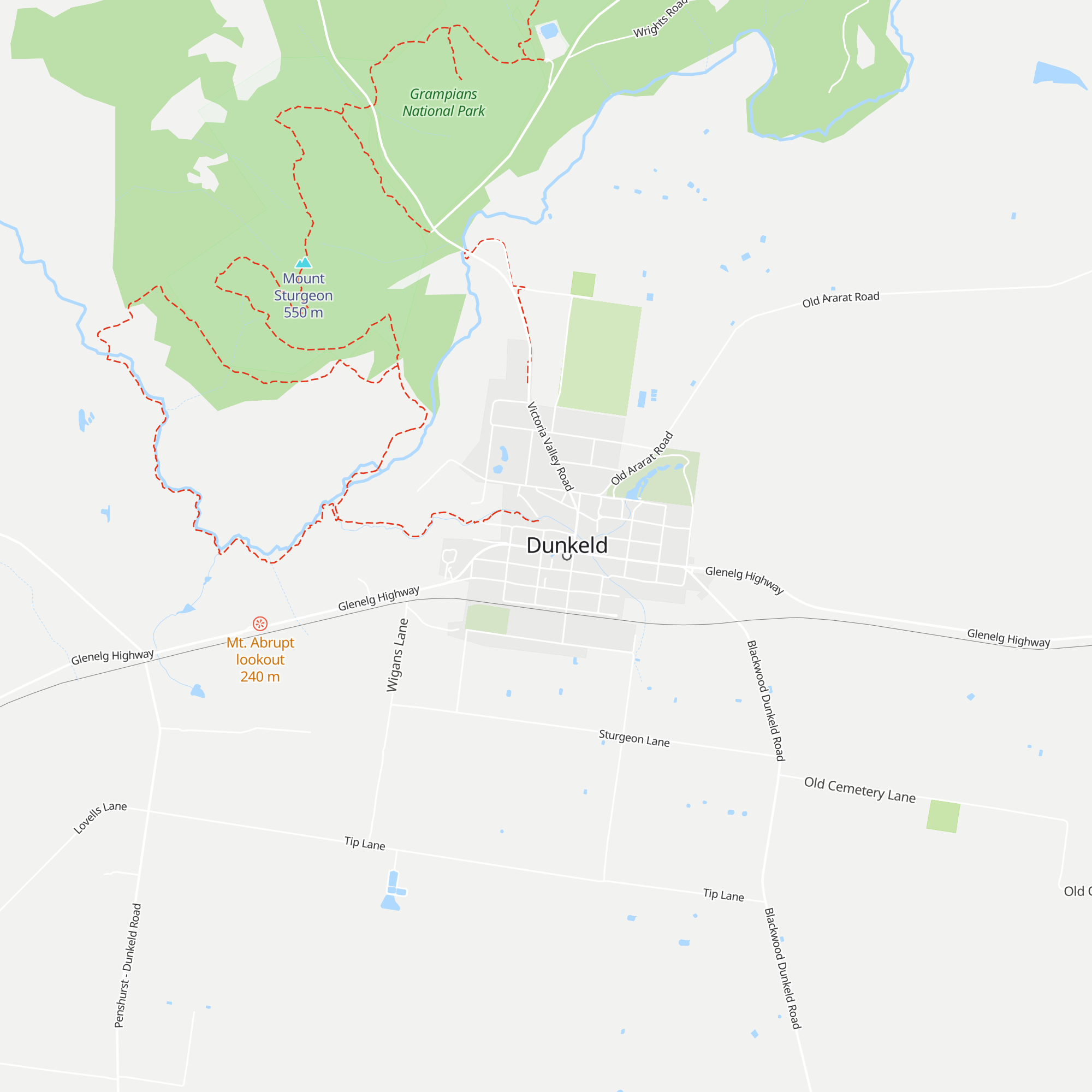 Dunkeld Information Centre map