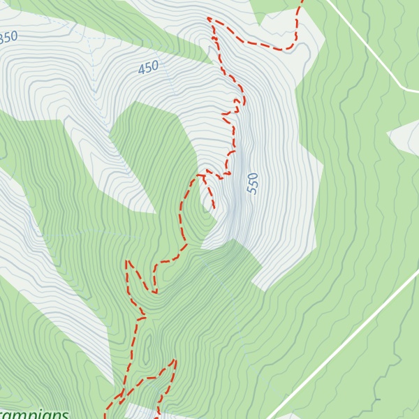 Map of Signal Peak