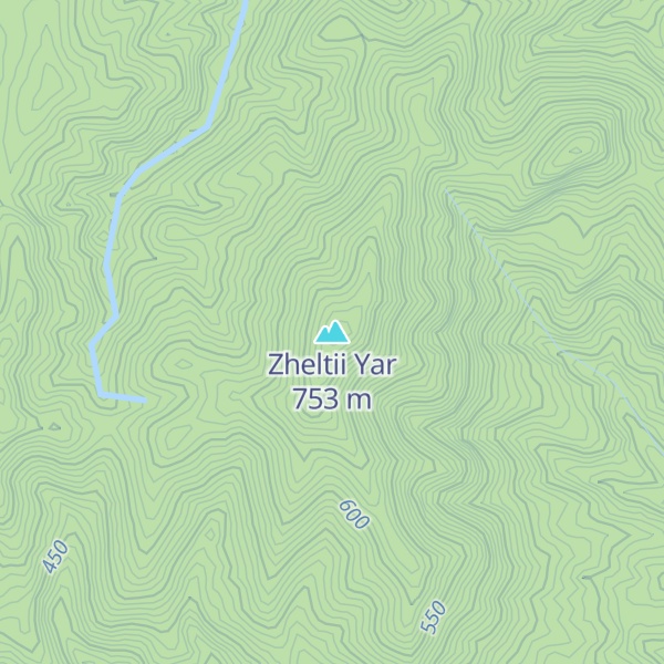 Map of Zheltii Yar
