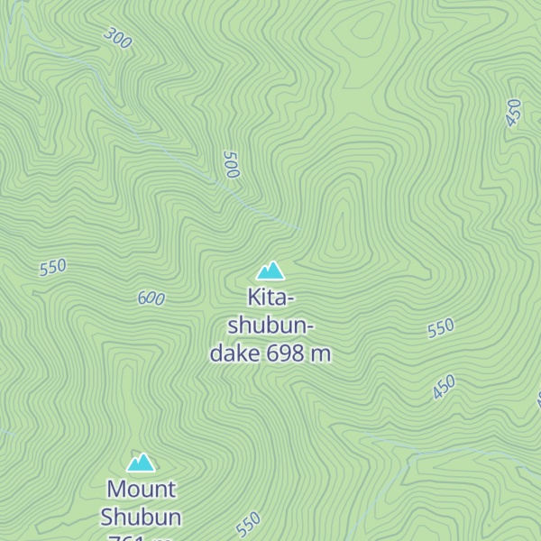 Map of Kita-shubun-dake