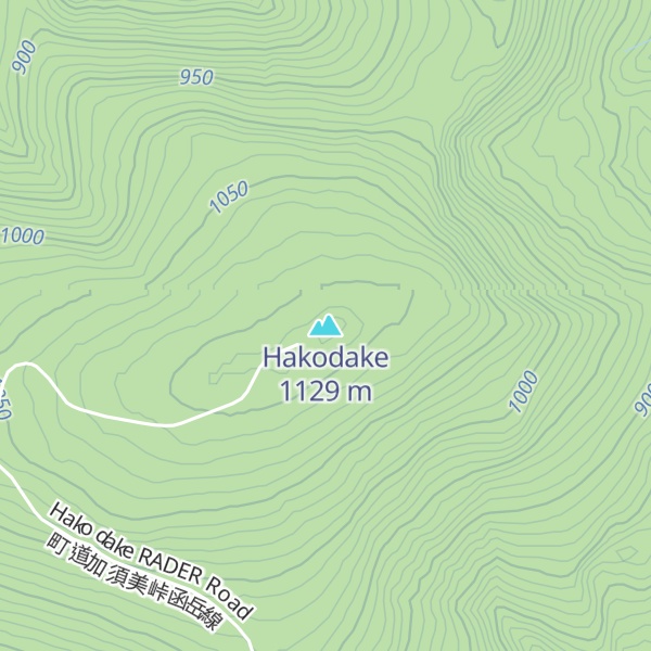 Map of Hakodake