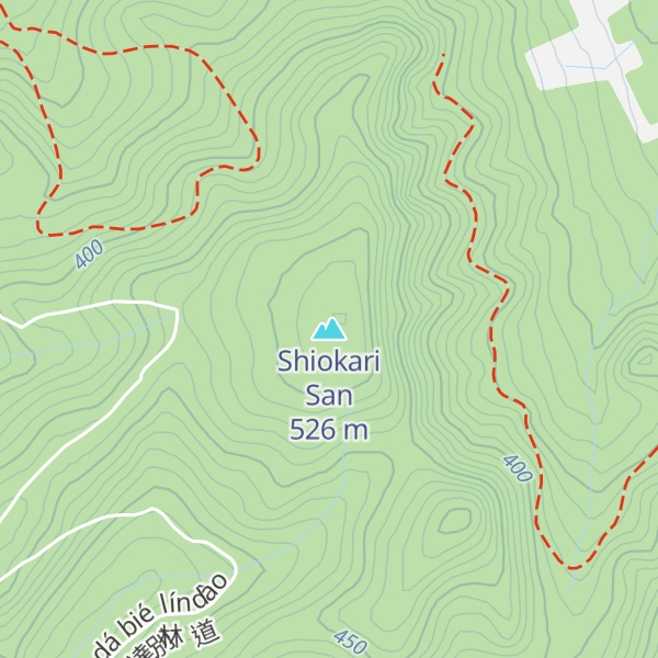 Map of Shiokari San