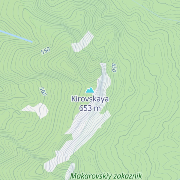 Map of Kirovskaya