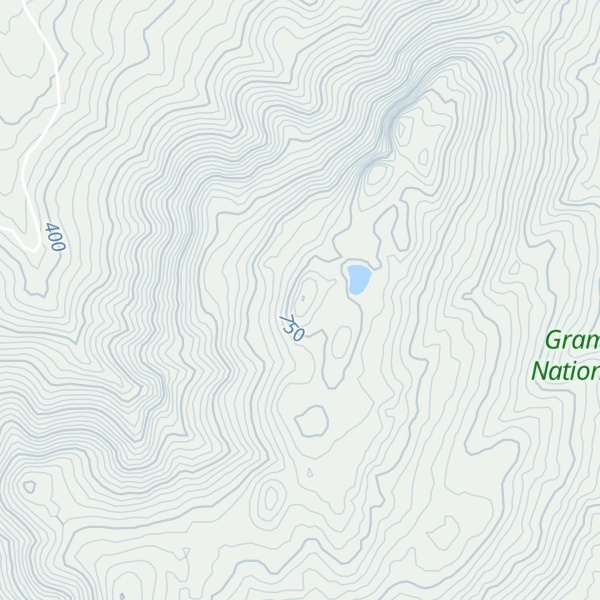 Map of South Mt Difficult Range