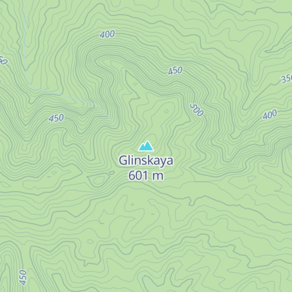 Map of Glinskaya