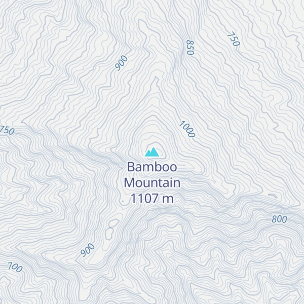 Map of Bamboo Mountain