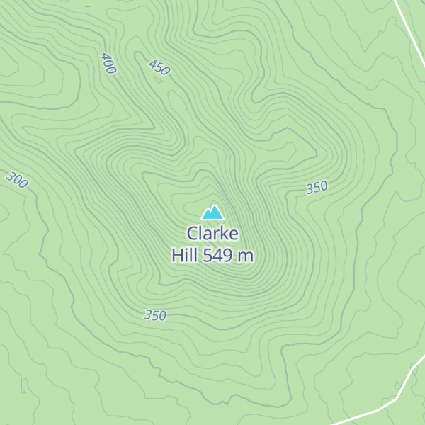 Map of Clarke Hill