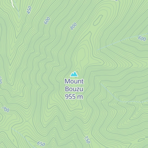 Map of Mount Bouzu