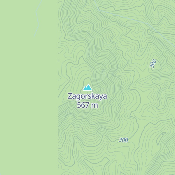 Map of Zagorskaya