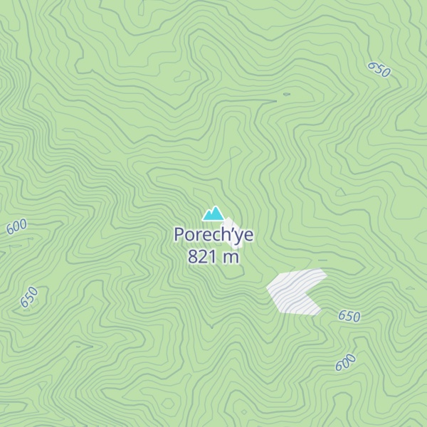 Map of Porech’ye