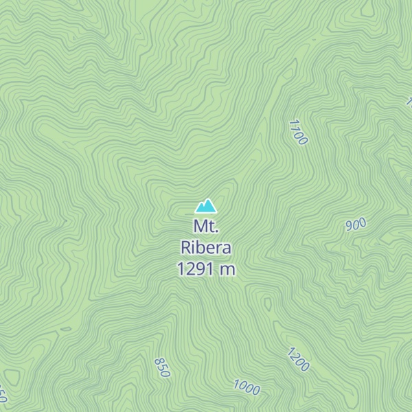 Map of Mt. Ribera