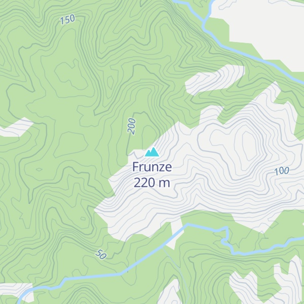 Map of Frunze