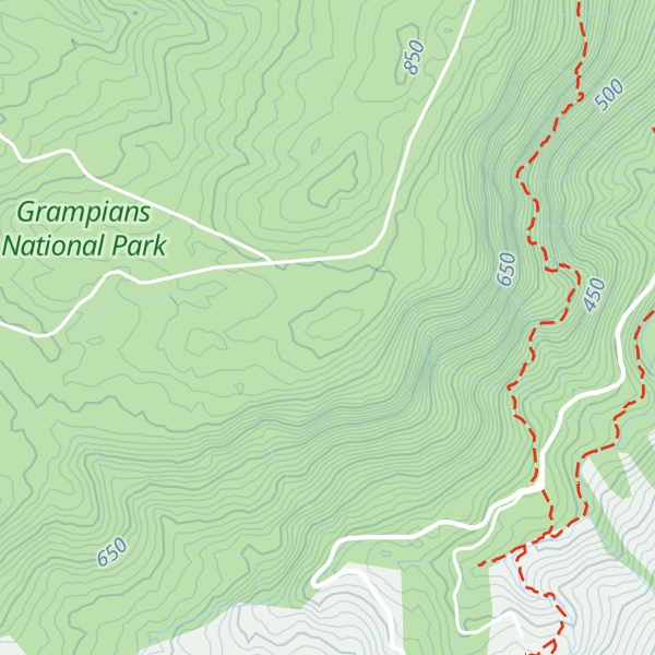 Map of Mount McIver