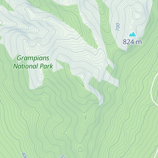 Map of Mount Lang