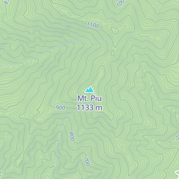 Map of Mt. Piu