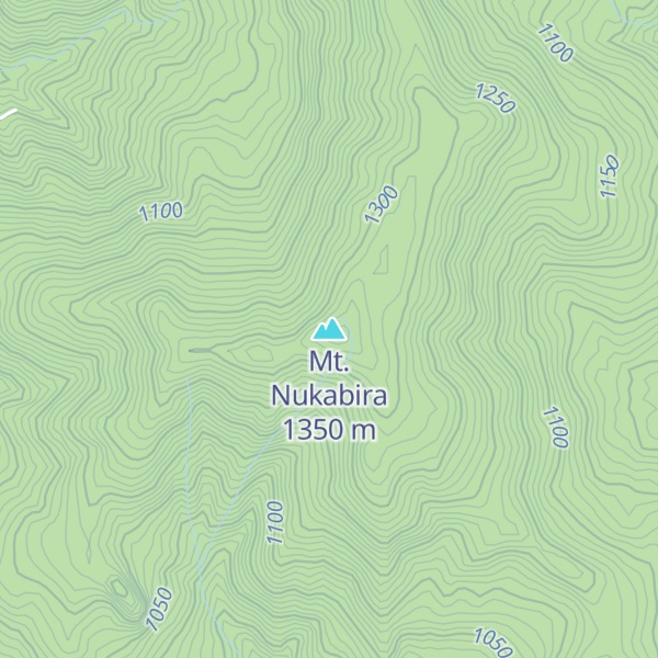 Map of Mt. Nukabira