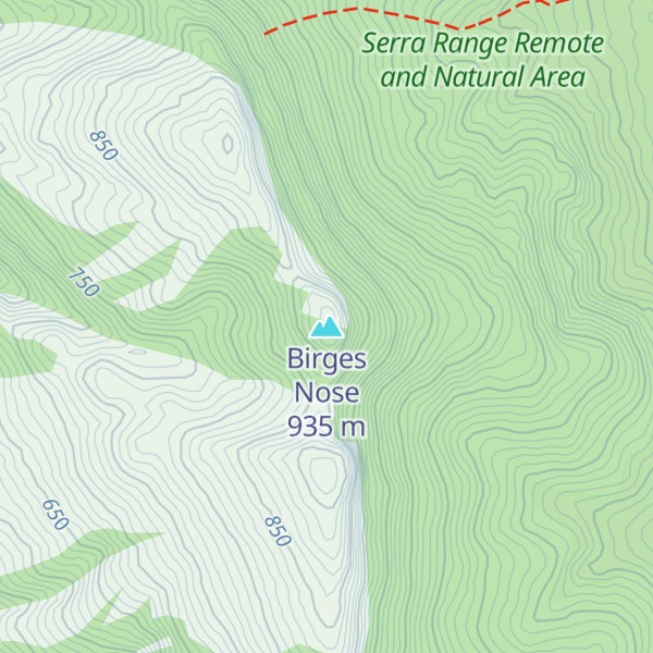 Map of Birges Nose