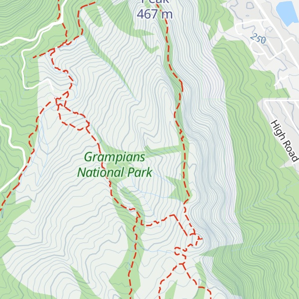 Map of Signal Peak