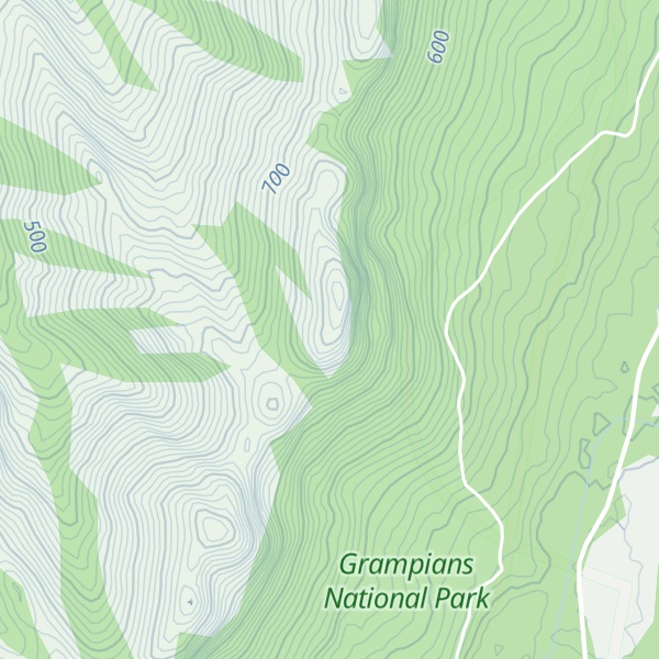 Map of Mount Frederick