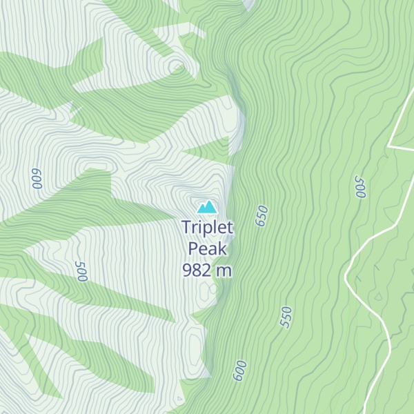 Map of Triplet Peak