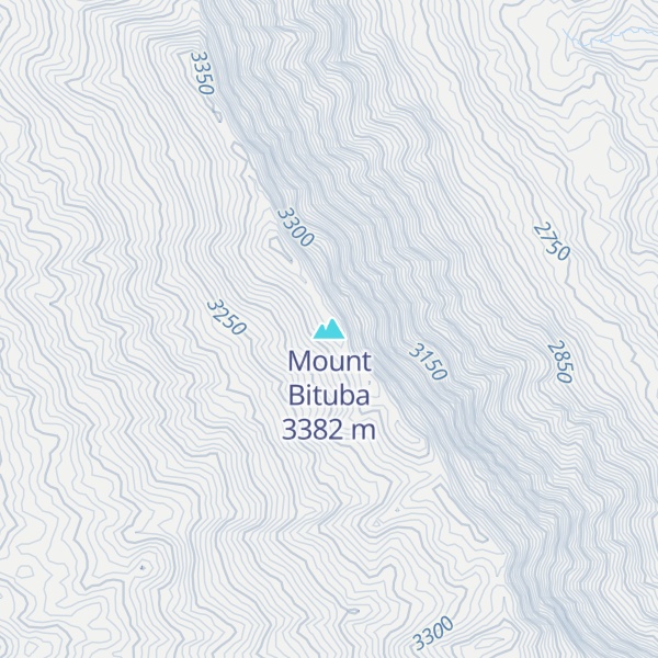 Map of Mount Bituba