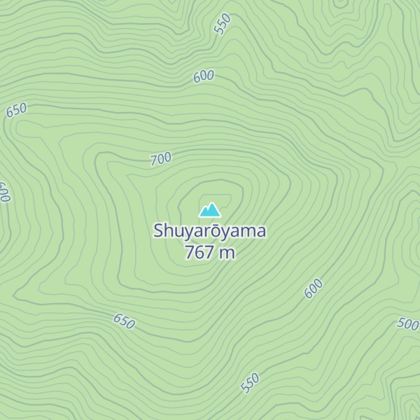 Map of Shuyarōyama