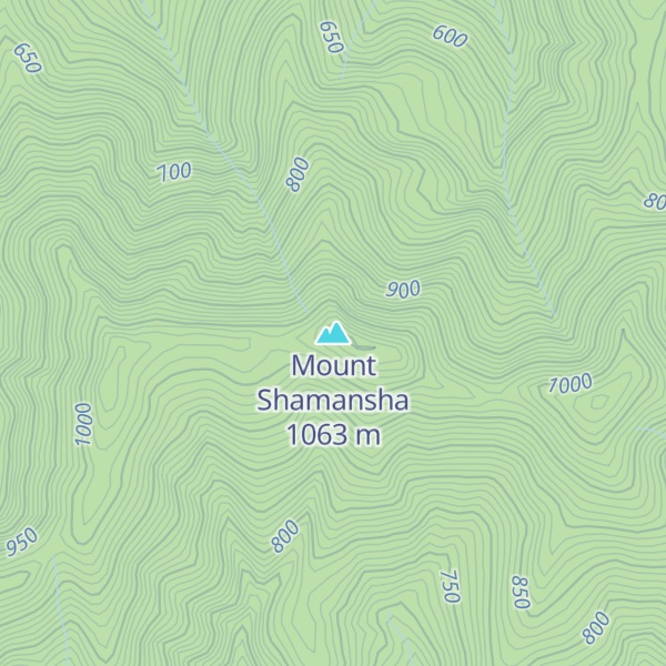 Map of Mount Shamansha