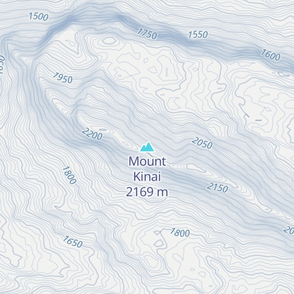 Map of Mount Kinai