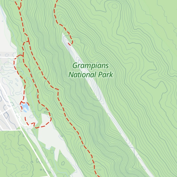 Map of Boronia Peak