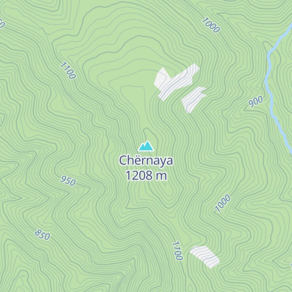 Map of Chërnaya