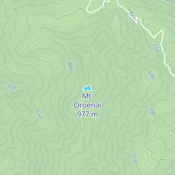 Map of Mt. Oroenai
