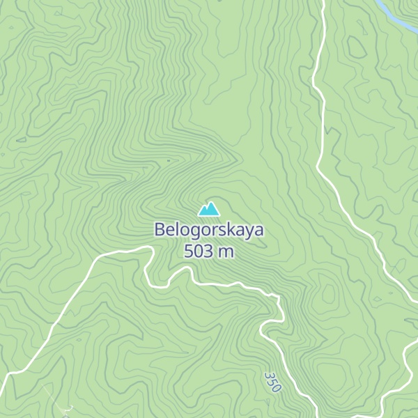 Map of Belogorskaya