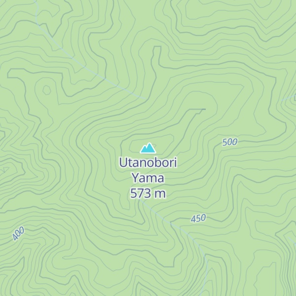 Map of Utanobori Yama