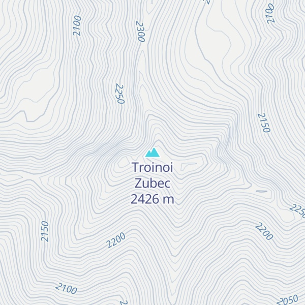 Map of Troinoi Zubec