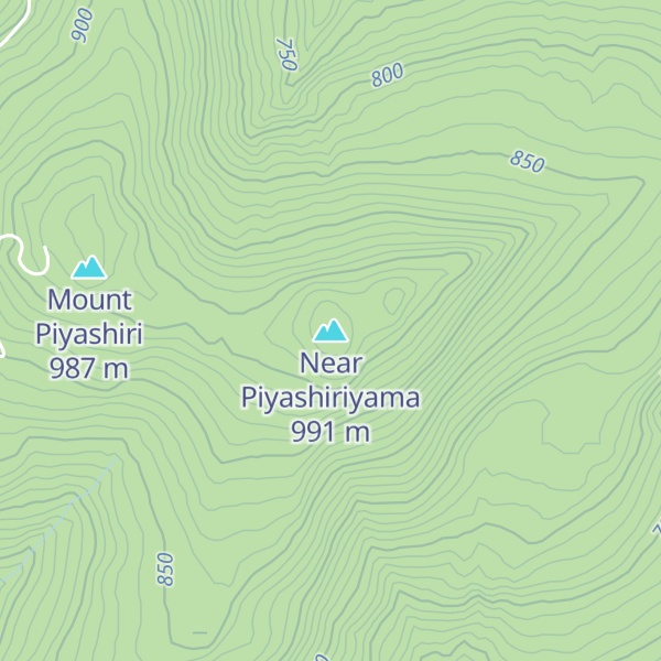 Map of Near Piyashiriyama