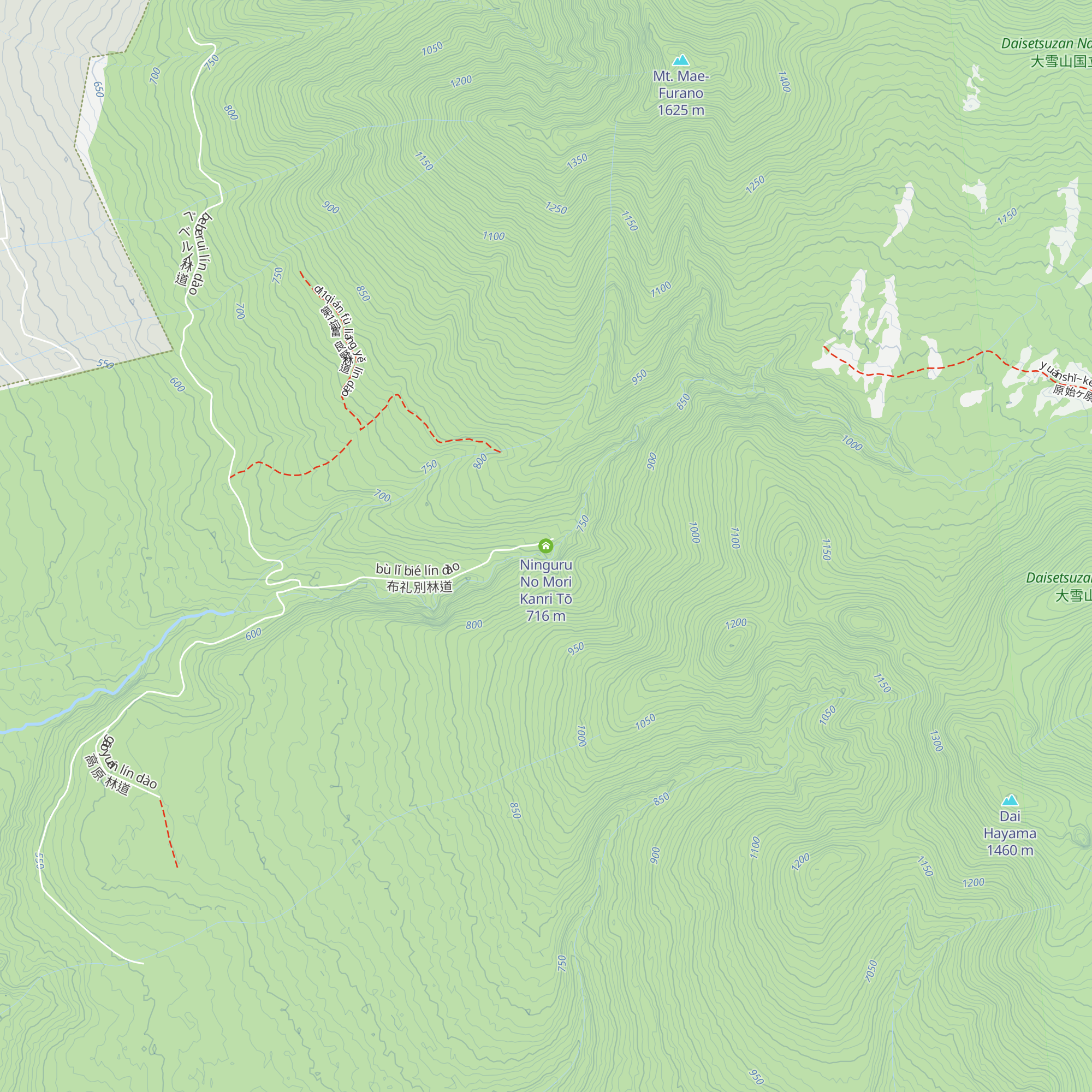 Ninguru No Mori Kanri Tō map