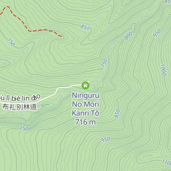 Map of Ninguru No Mori Kanri Tō