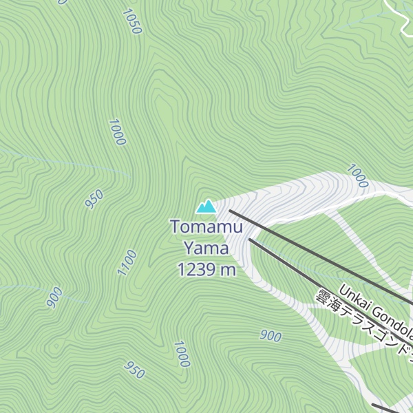 Map of Tomamu Yama