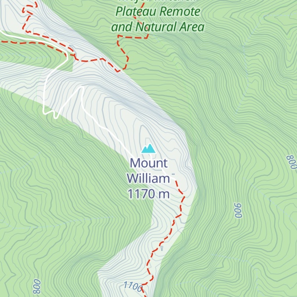 Map of Mount William