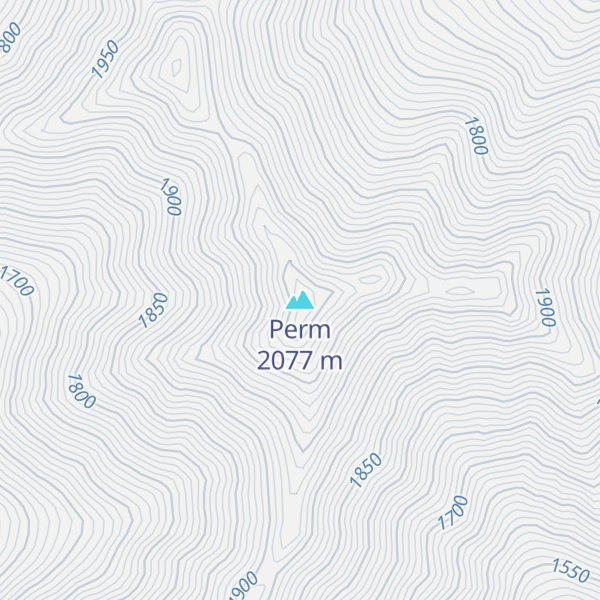 Map of Perm