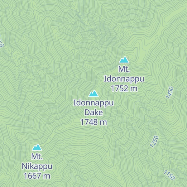 Map of Idonnappu Dake