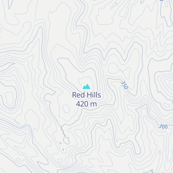 Map of Red Hills