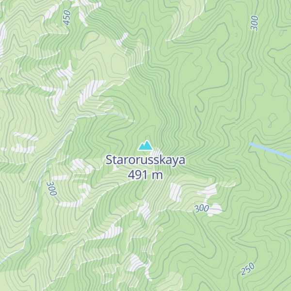 Map of Starorusskaya