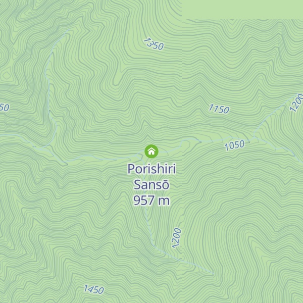 Map of Porishiri Sansō