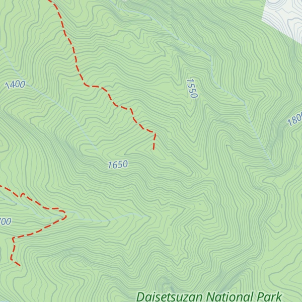 Map of Mt. Sandan