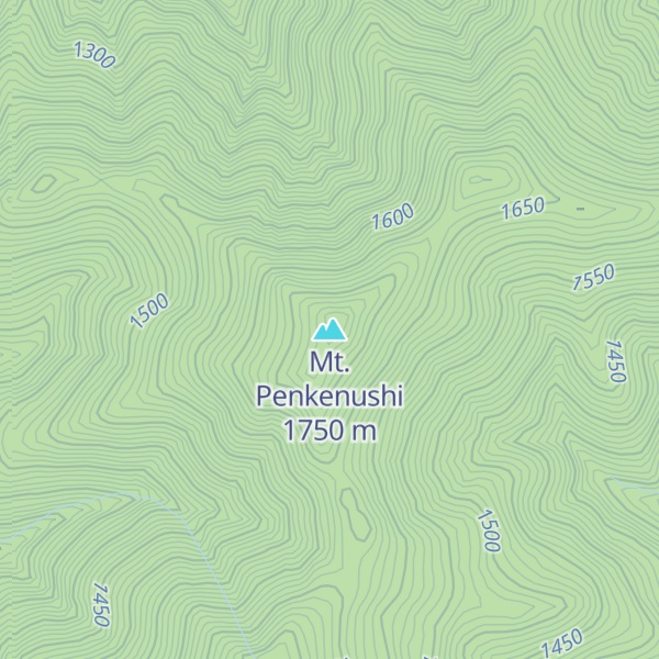 Map of Mt. Penkenushi