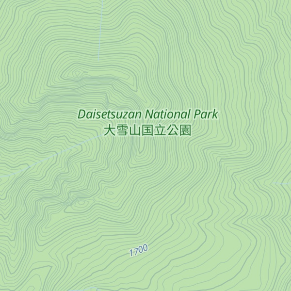 Map of Biei-dake