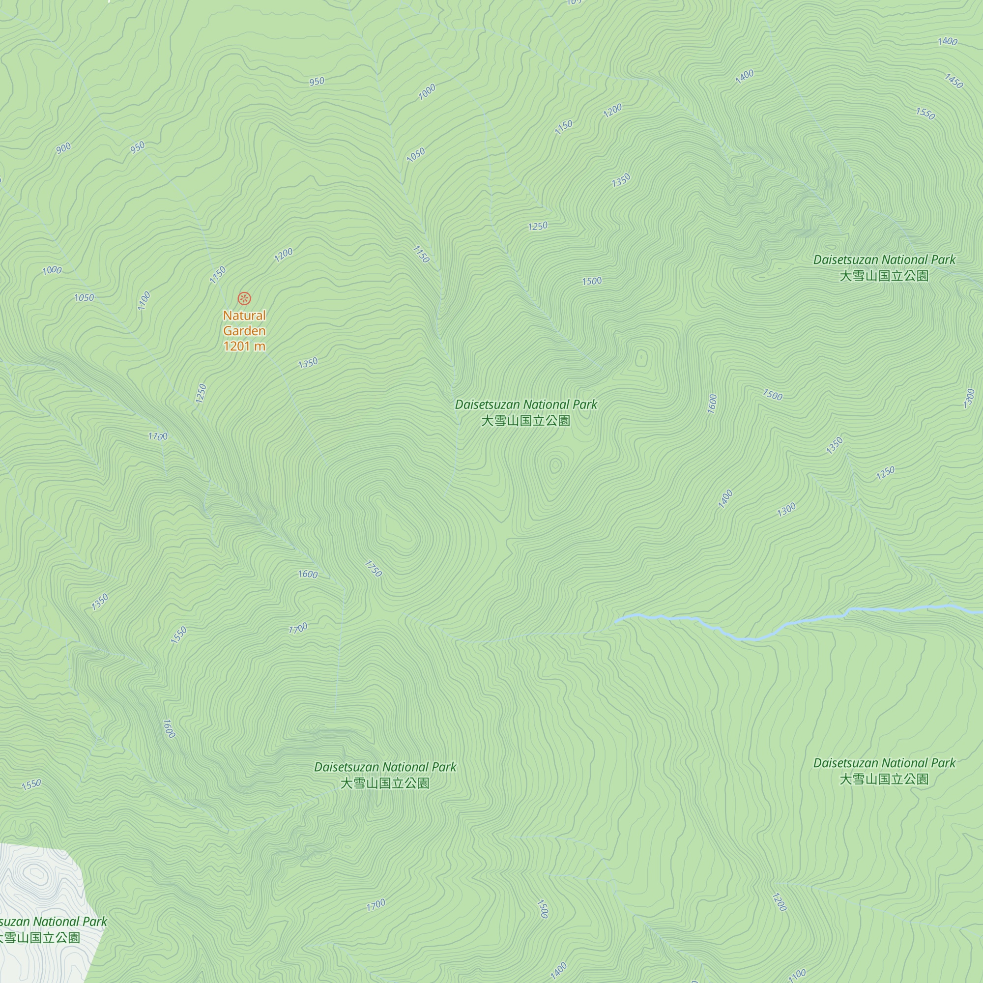 Biei Fuji Hinan-goya map
